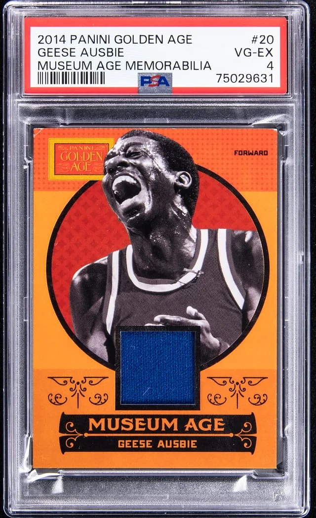 2014-15 Panini Geese Ausbie Golden Age Museum Age Memorabilia #20 card image