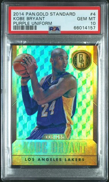 2014-15 Panini Gold Standard Kobe Bryant, Purple Uniform #4 card image