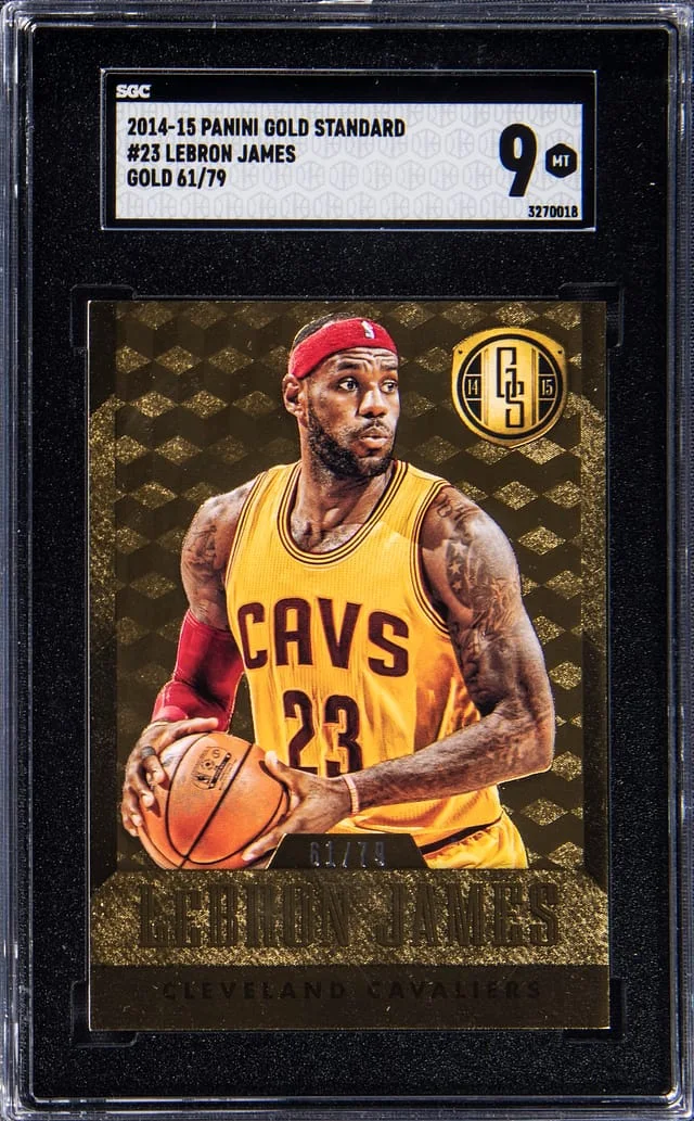 2014-15 Panini Gold Standard LeBron James Gold #23 card image