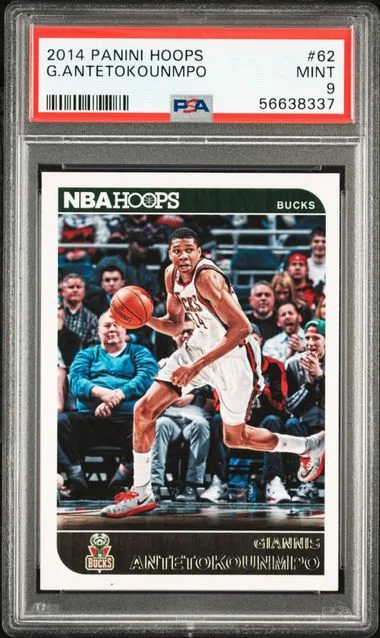2014-15 Panini Hoops Giannis Antetokounmpo #62 card image