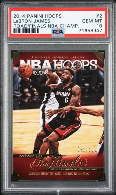 2014-15 Panini Hoops LeBron James Road To The Finals NBA Championship #2 card image
