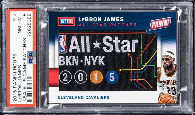2014-15 Panini Hoops LeBron James NBA All-Star Game Patches #LJ card image