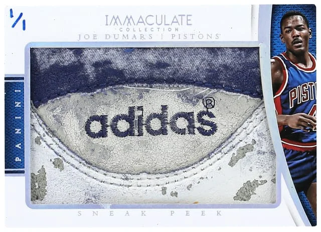 2014-15 Panini Immaculate Collection Joe Dumars Shoe Sneak Peak #SP-JD card image