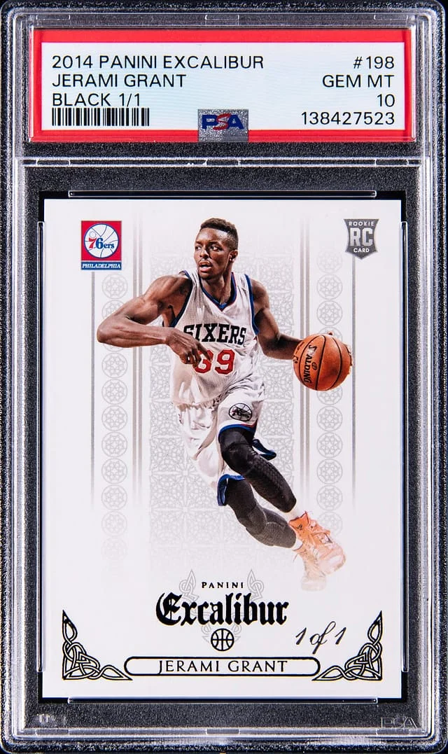 2014-15 Panini Jerami Grant Excalibur Black #198 card image