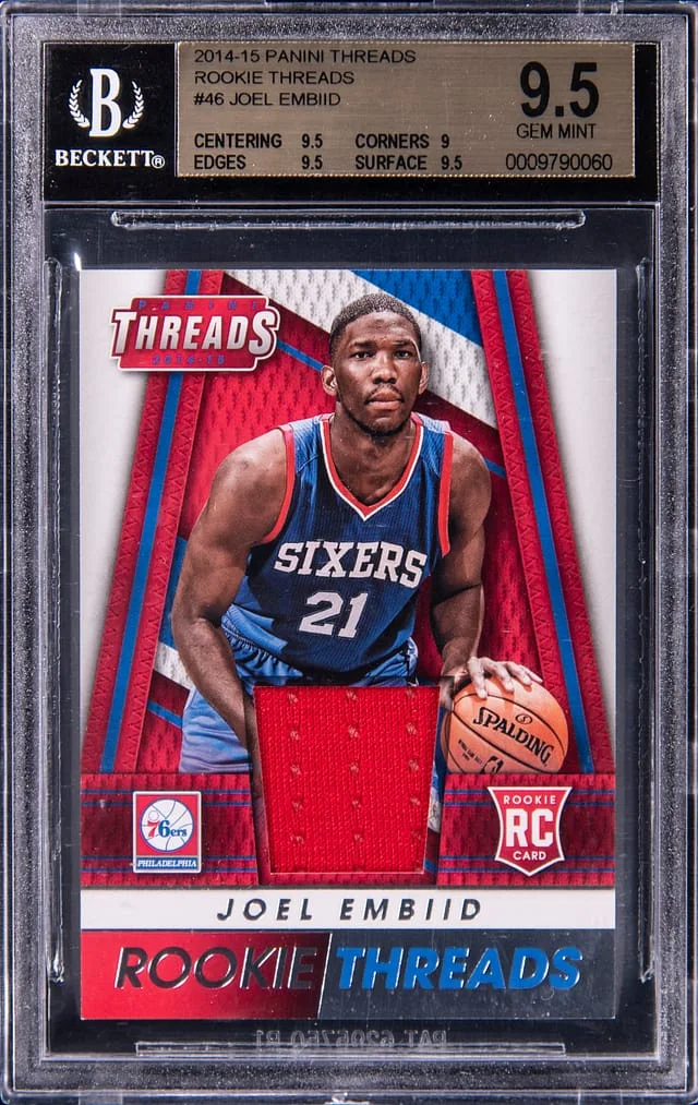 2014-15 Panini Joel Embiid Threads Threads #46 card image