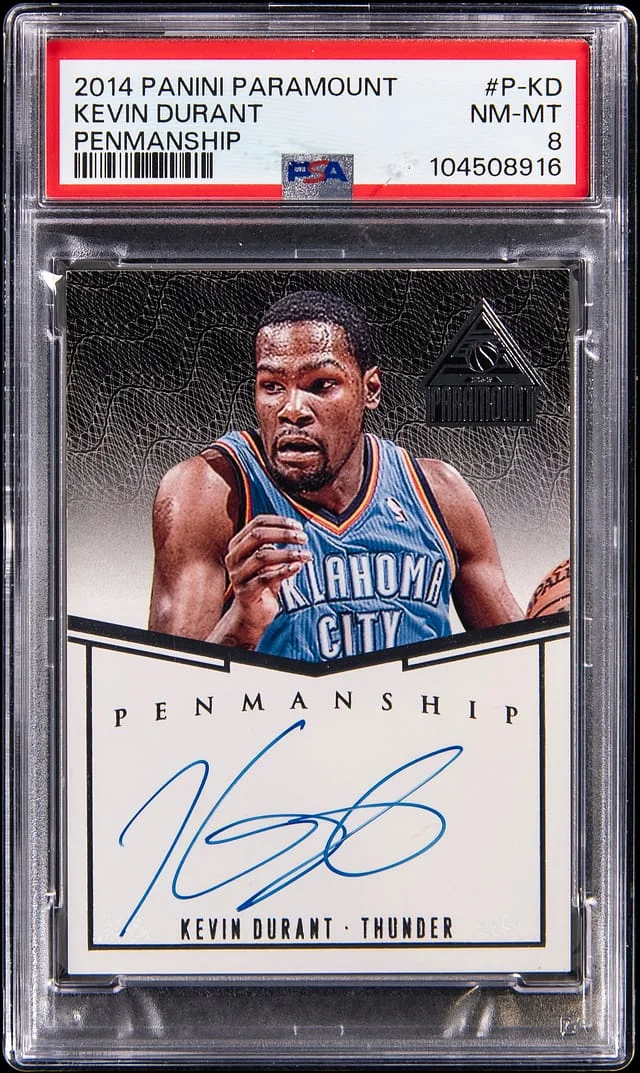 2014-15 Panini Kevin Durant Paramount Penmanship #P-KD card image