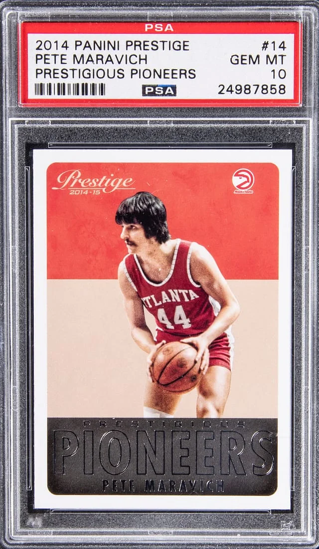 2014-15 Panini Pete Maravich Panini Prestige Prestigious Pioneers #14 card image