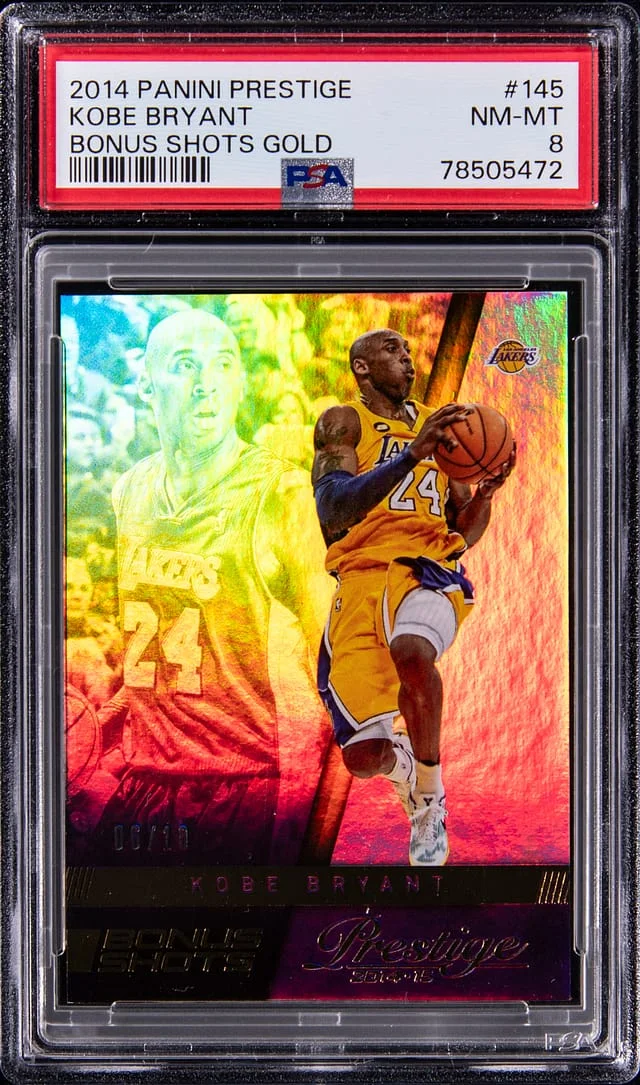 2014-15 Panini Prestige Kobe Bryant Bonus Shots Gold #145 card image