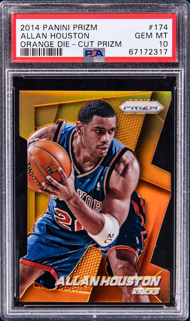 2014-15 Panini Prizm Allan Houston Orange Die-Cut Prizm #174 card image
