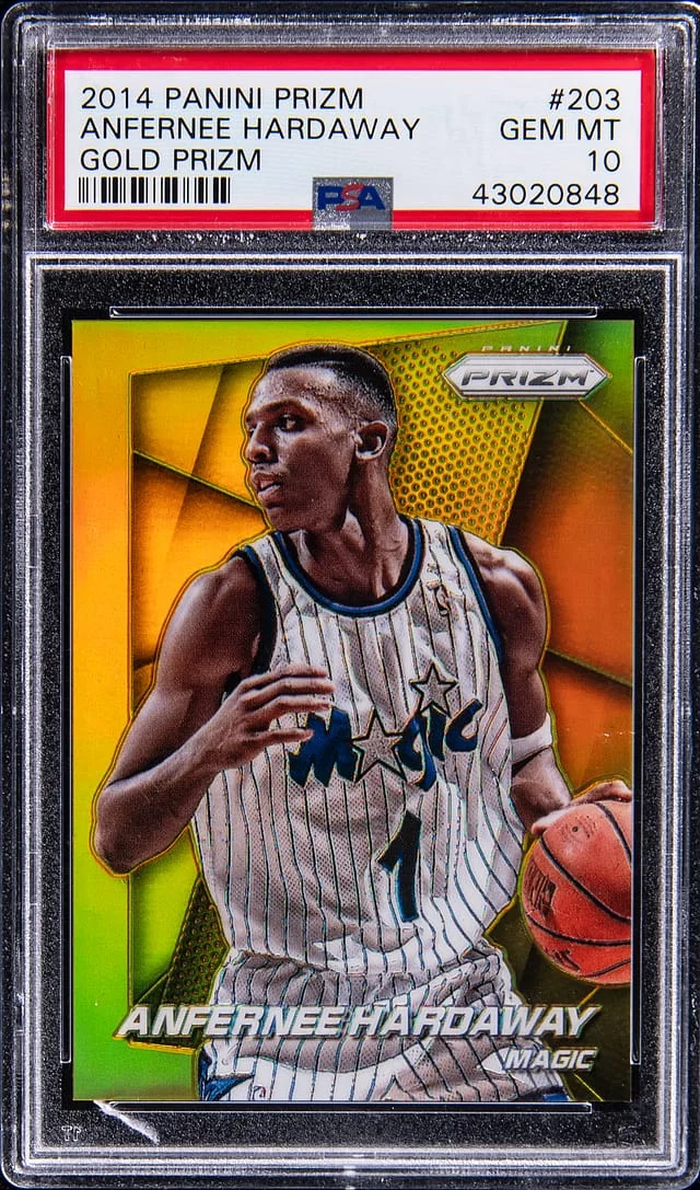 2014-15 Panini Prizm Anfernee Hardaway Gold Prizm #203 card image