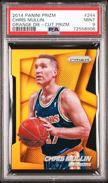 2014-15 Panini Prizm Chris Mullin Orange Die-Cut Prizm #244 card image