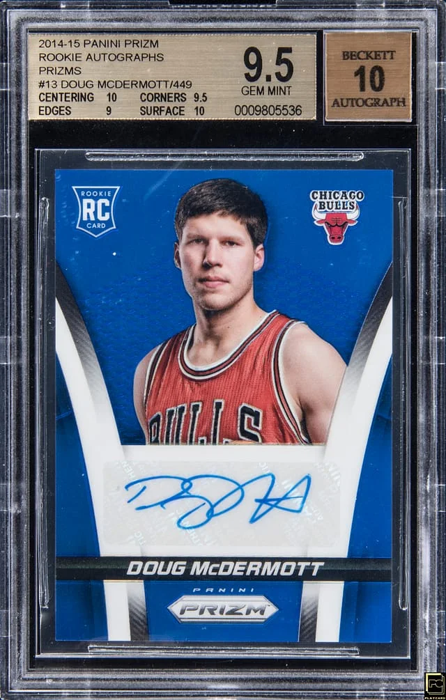 2014-15 Panini Prizm Doug McDermott Autograph Prizm #13 card image