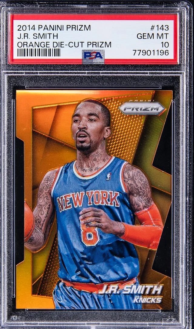 2014-15 Panini Prizm J.R. Smith Orange Die-Cut #143 card image