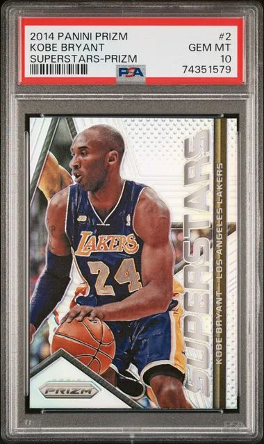 2014-15 Panini Prizm Kobe Bryant Superstars Silver Prizm #2 card image