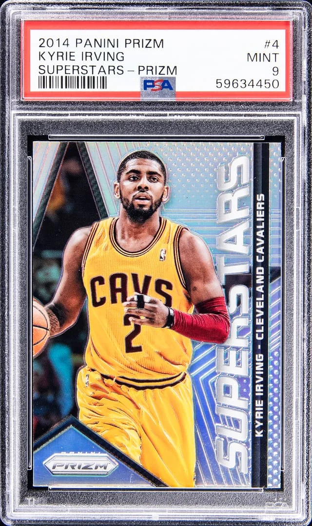 2014-15 Panini Prizm Kyrie Irving Superstars Prizm #4 card image