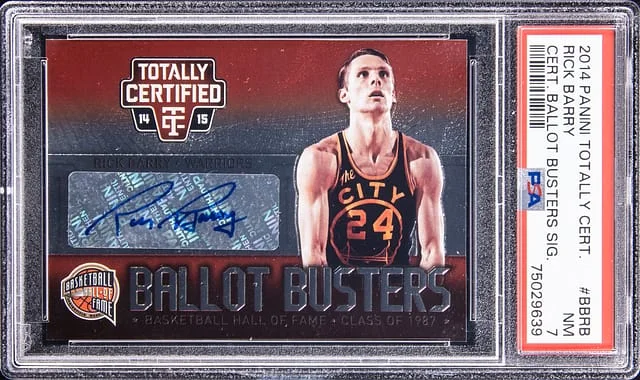 2014-15 Panini Rick Barry Totally Certified Ballot Busters Signatures #BBRB card image