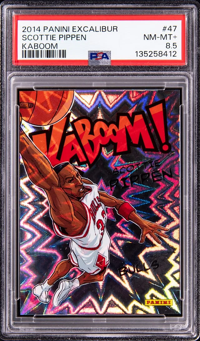 2014-15 Panini Scottie Pippen Excalibur Kaboom #47 card image