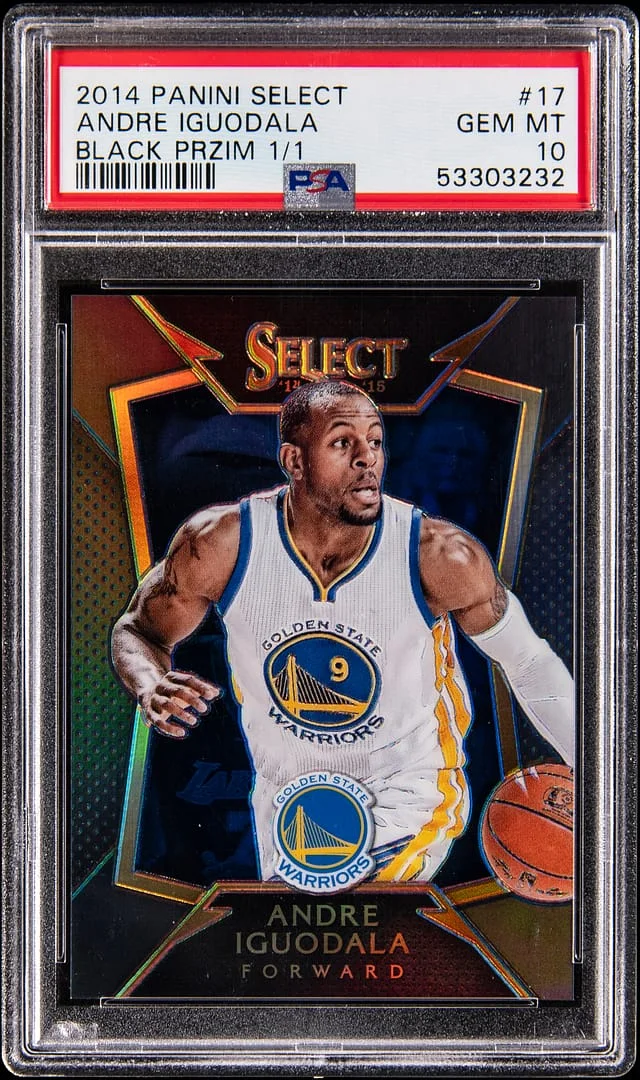 2014-15 Panini Select Andre Iguodala Black Prizm #17 card image