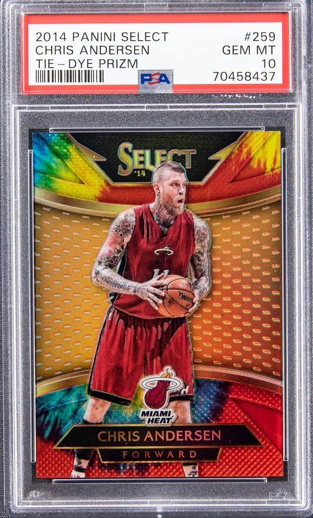 2014-15 Panini Select Chris Andersen Tie-Dye Prizm #259 card image