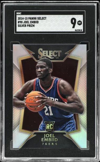 2014-15 Panini Select Joel Embiid Silver Prizm #90 card image