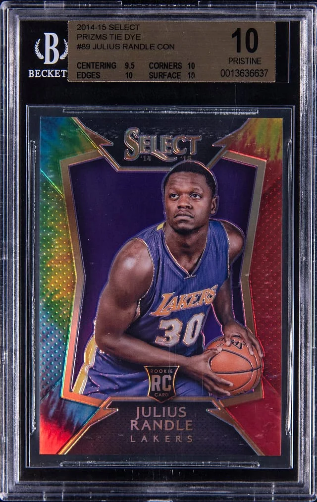 2014-15 Panini Select Julius Randle Tie Dye Prizm #89 card image