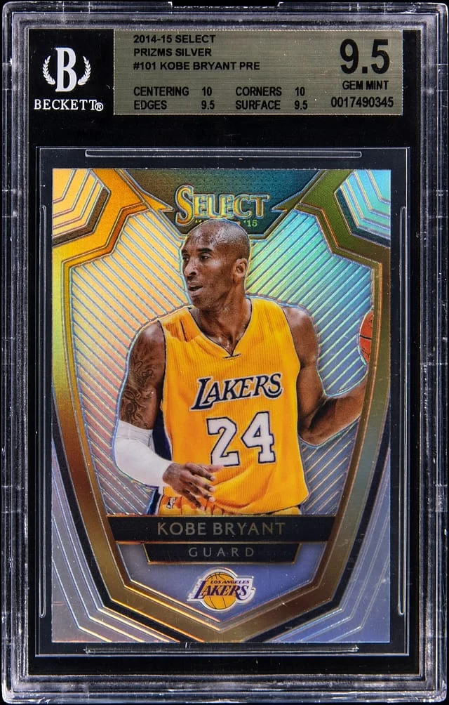 2014-15 Panini Select Kobe Bryant Prizms Silver #101 card image