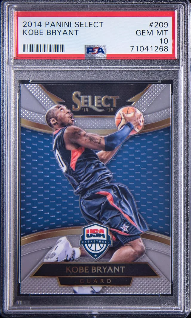 2014-15 Panini Select Kobe Bryant Courtside Black Prizm #209 card image