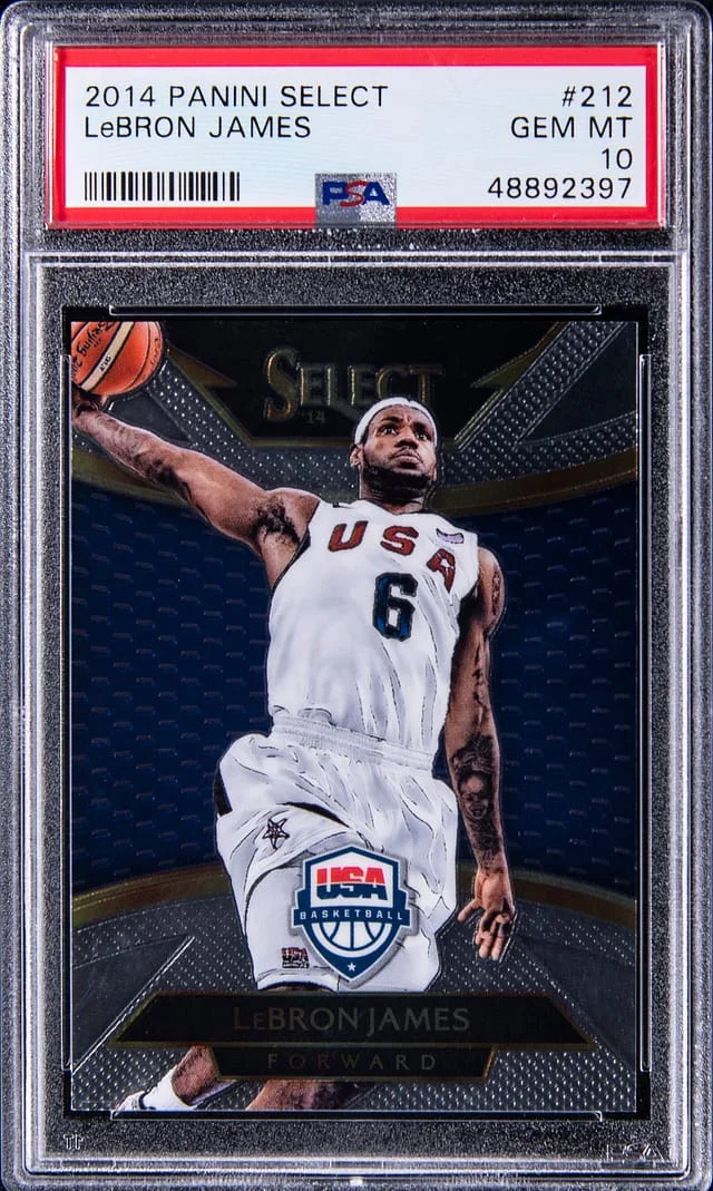 2014-15 Panini Select LeBron James #212 card image