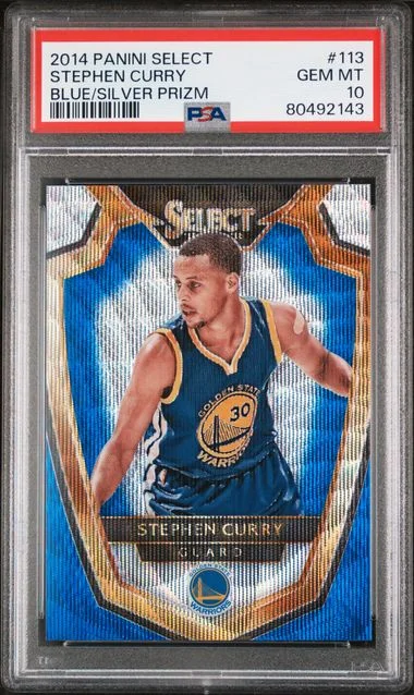 2014-15 Panini Select Stephen Curry Blue/Silver Prizm #113 card image