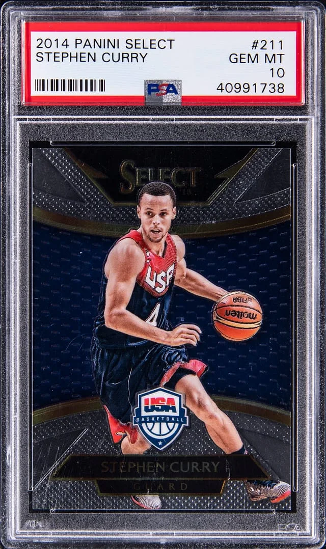 2014-15 Panini Select Stephen Curry #211 card image
