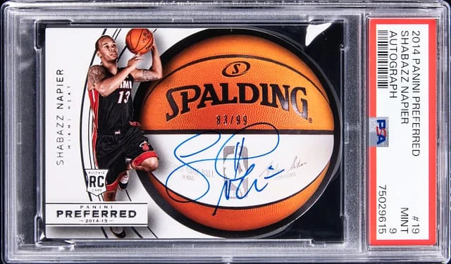 2014-15 Panini Shabazz Napier Preferred Autograph #19 card image