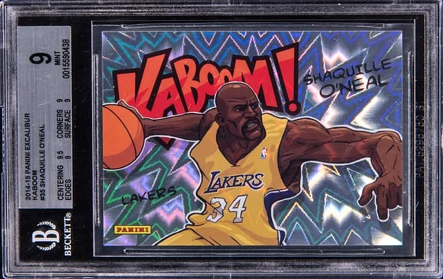 2014-15 Panini Shaquille O'Neal Excalibur Kaboom #35 card image