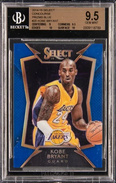 2014-15 Select Kobe Bryant Concourse Prizms Blue #20 card image