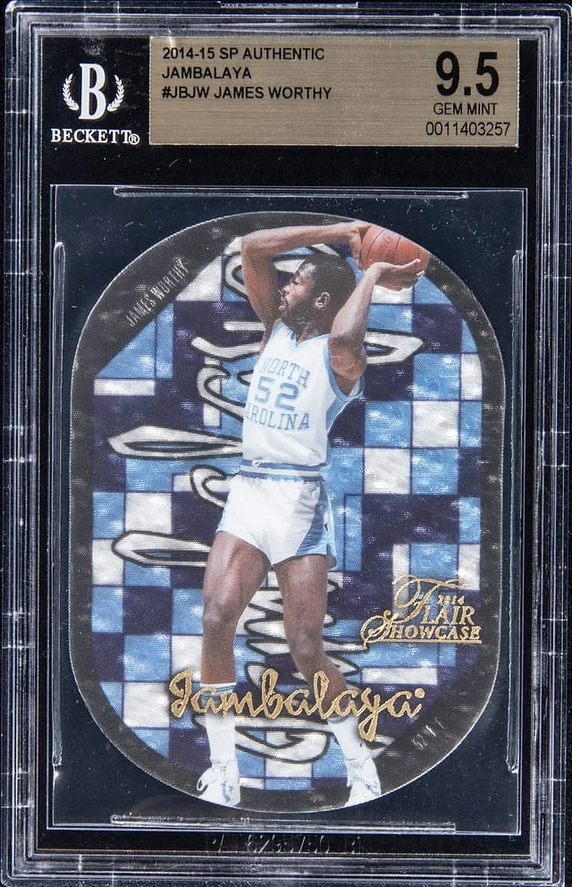 2014-15 SP Authentic James Worthy Jambalaya #JBJW card image