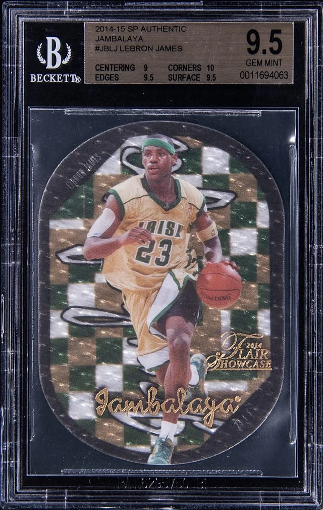 2014-15 SP Authentic LeBron James Jambalaya #JB-LJ card image