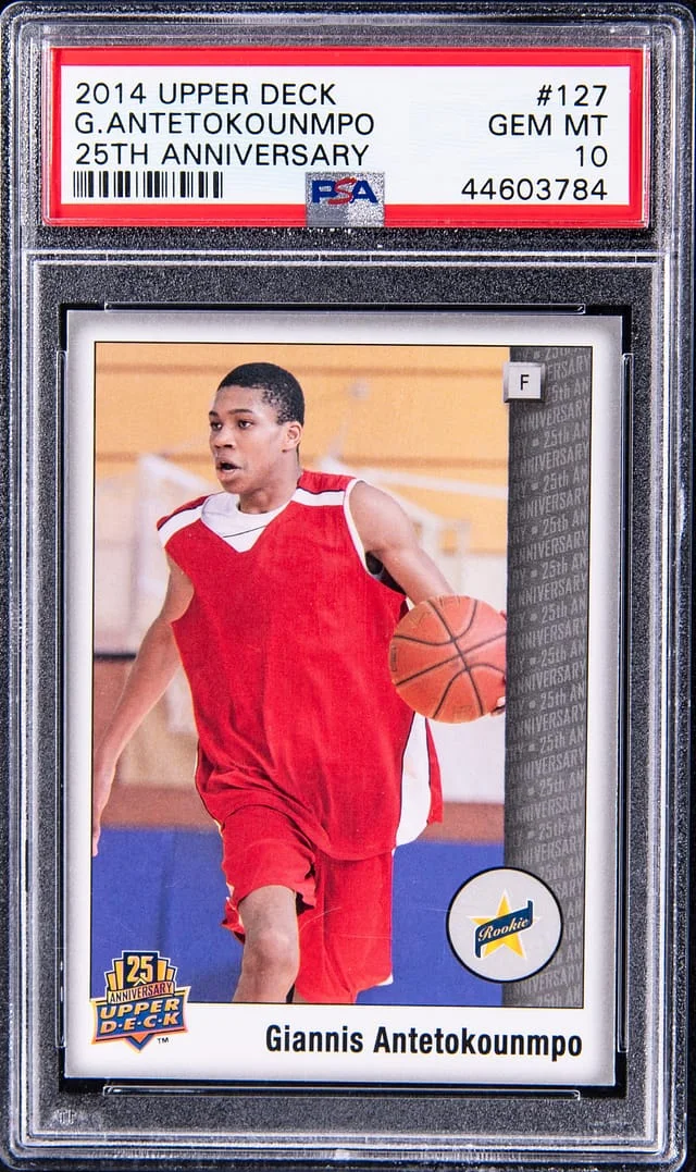 2014-15 Upper Deck Giannis Antetokounmpo 25th Anniversary #127 card image