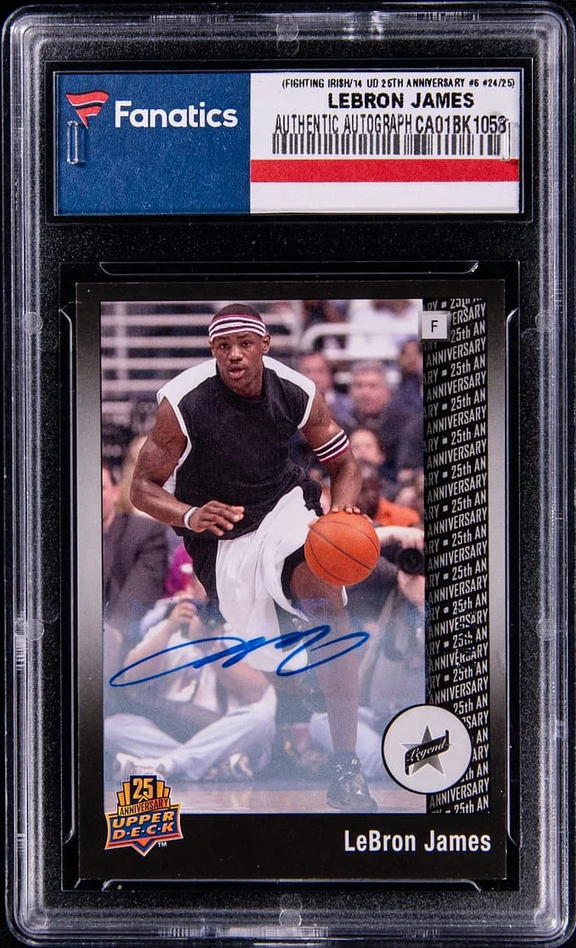 2014-15 Upper Deck LeBron James 25th Anniversary #5 card image