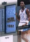 2014-15 Upper Deck Lettermen Michael Jordan Championship Banners #CB-MJ card image