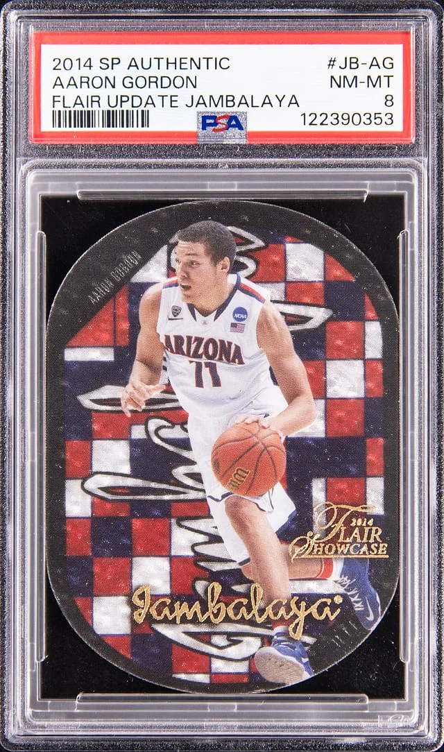 2014-15 Upper Deck SP Authentic Aaron Gordon Flair Update Jambalaya #JB-AG card image
