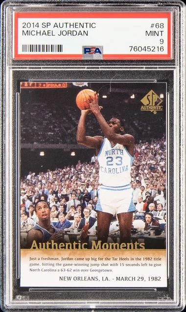 2014-15 Upper Deck SP Authentic Michael Jordan #68 card image