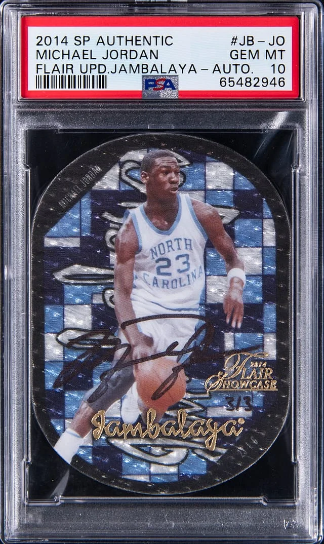 2014-15 Upper Deck SP Authentic Michael Jordan Flair Update Jambalaya Autographs #JB-JO card image