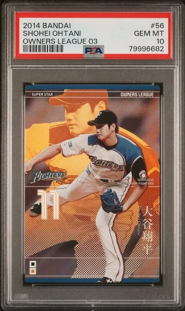 2014 Bandai Owners League 03 Shohei Ohtani #56 card image