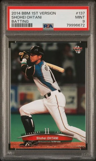 2014 Bbm 1st Version Batting Shohei Ohtani #137 card image