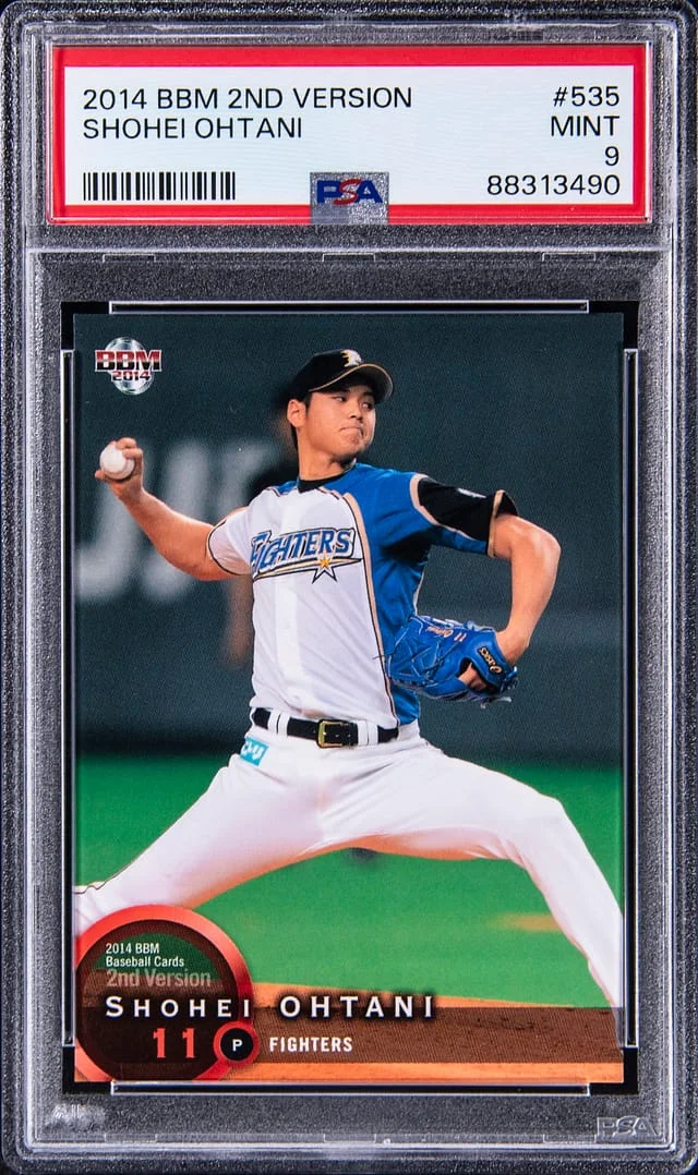 2014 BBM 2nd Version Shohei Ohtani #535 card image