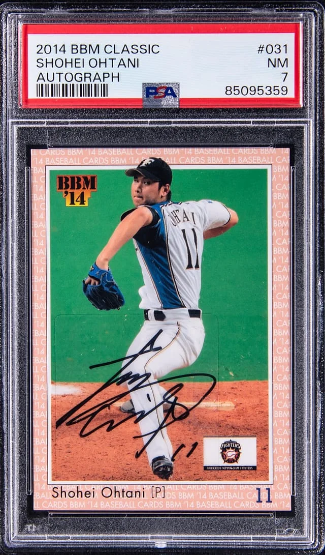 2014 BBM Classic Autograph Shohei Ohtani #031 card image