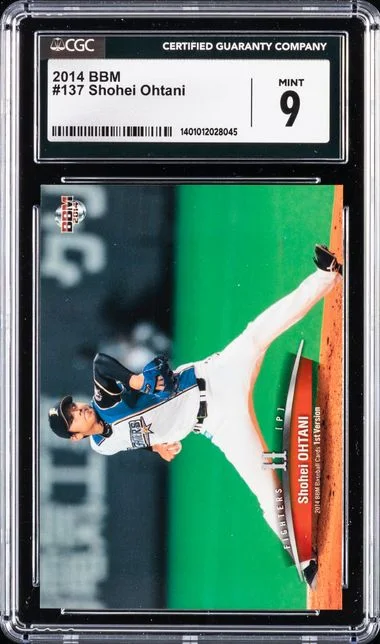 2014 BBM Shohei Ohtani #137 card image