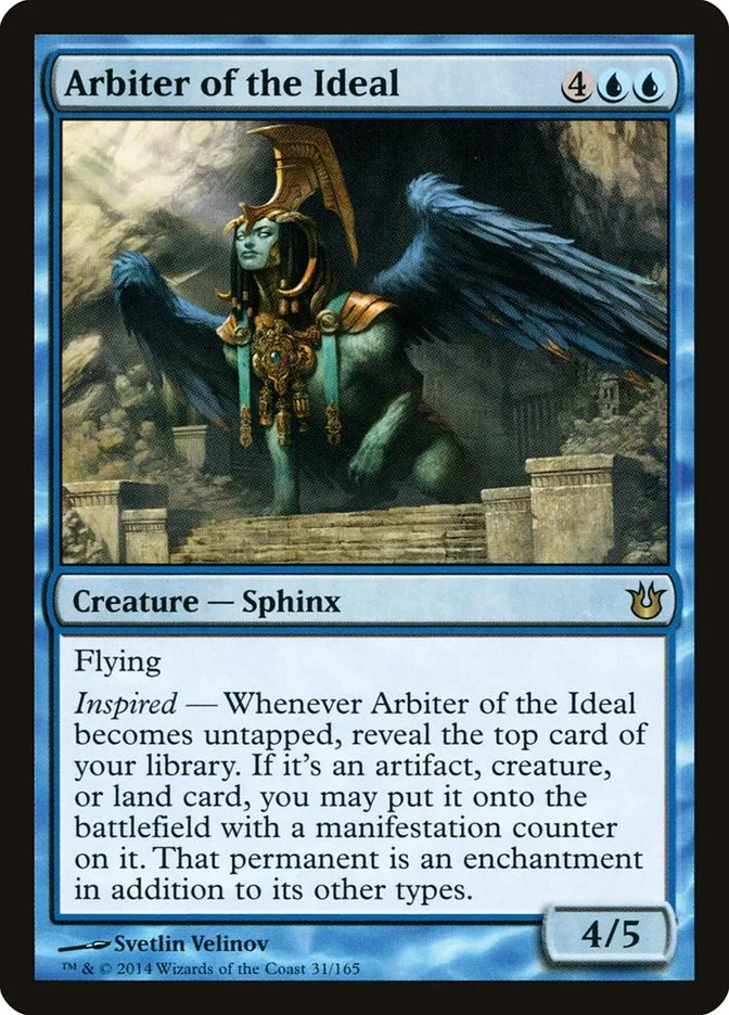 2014 Born of the Gods Arbiter of the Ideal rare #31 unlisted card image