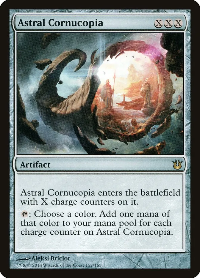 2014 Born of the Gods Astral Cornucopia rare #157 unlisted card image