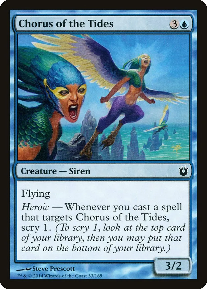 2014 Born of the Gods Chorus of the Tides common #33 unlisted card image