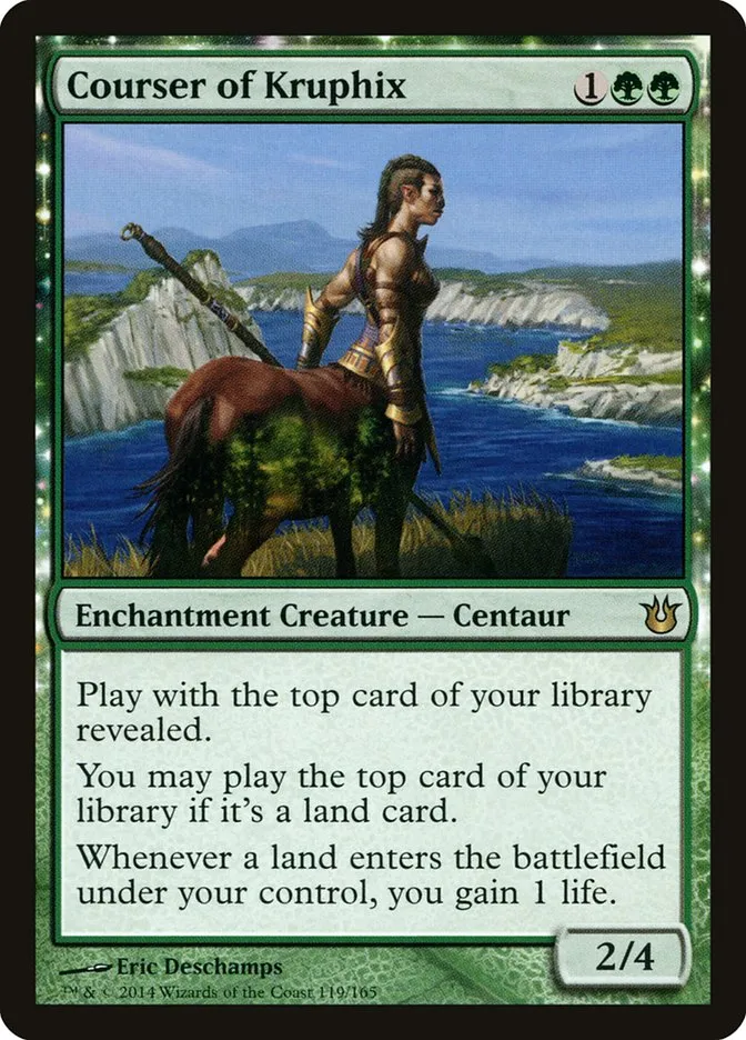 2014 Born of the Gods Courser of Kruphix rare #119 unlisted card image